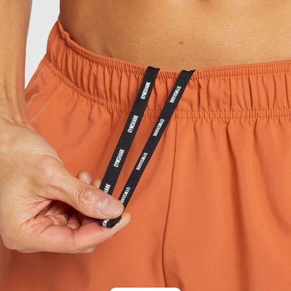 Gymshark  SPORT 5" SHORTS Slim Fit Size M Orange NWT in Packaging - Picture 3 of 8